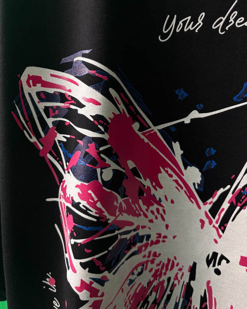 BLACK BUTTERFLY T-SHIRT