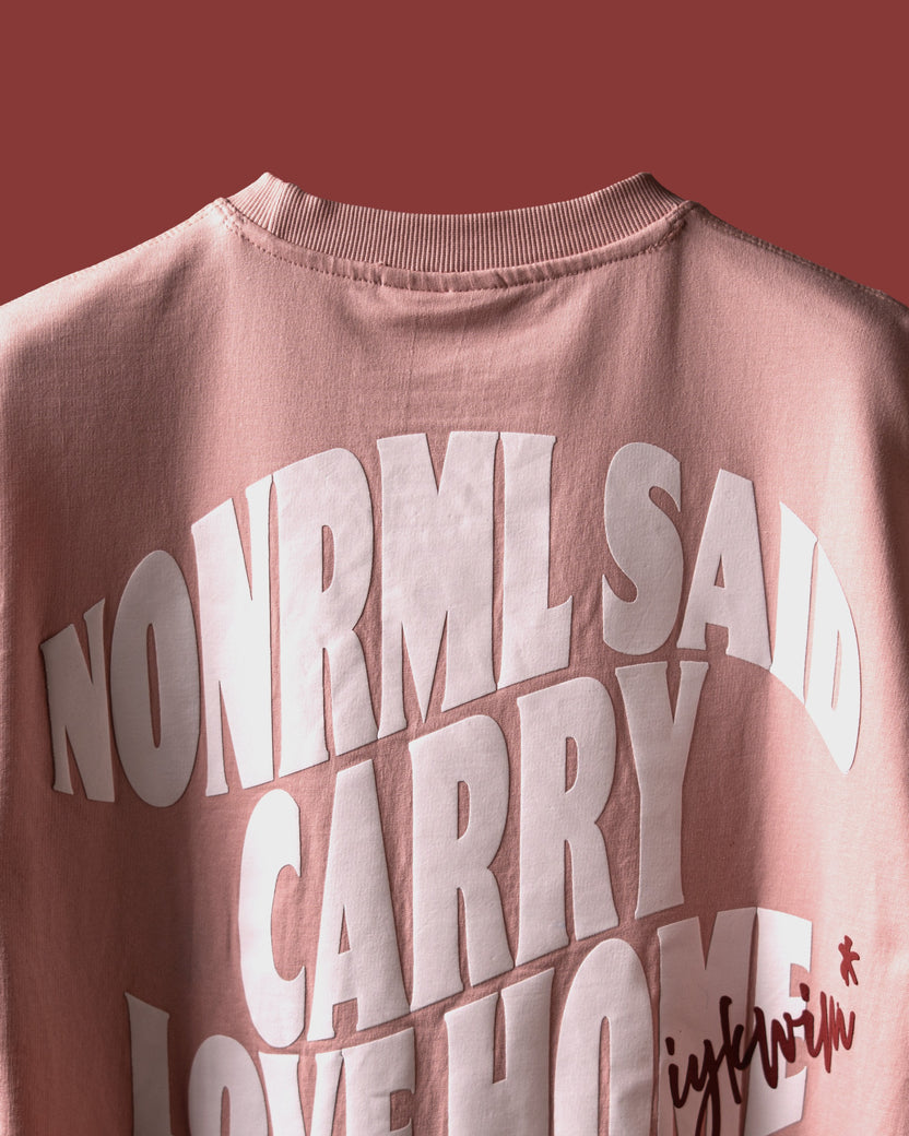 PINK CARRY LOVE HOME T-SHIRT