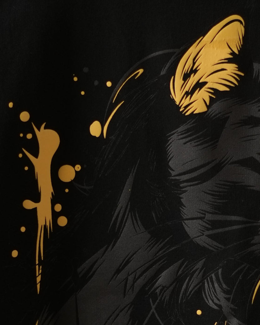 BLACK CAT T-SHIRT
