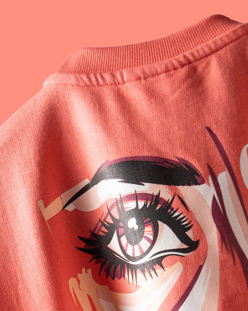 CORAL DIVINE REVEAL T-SHIRT