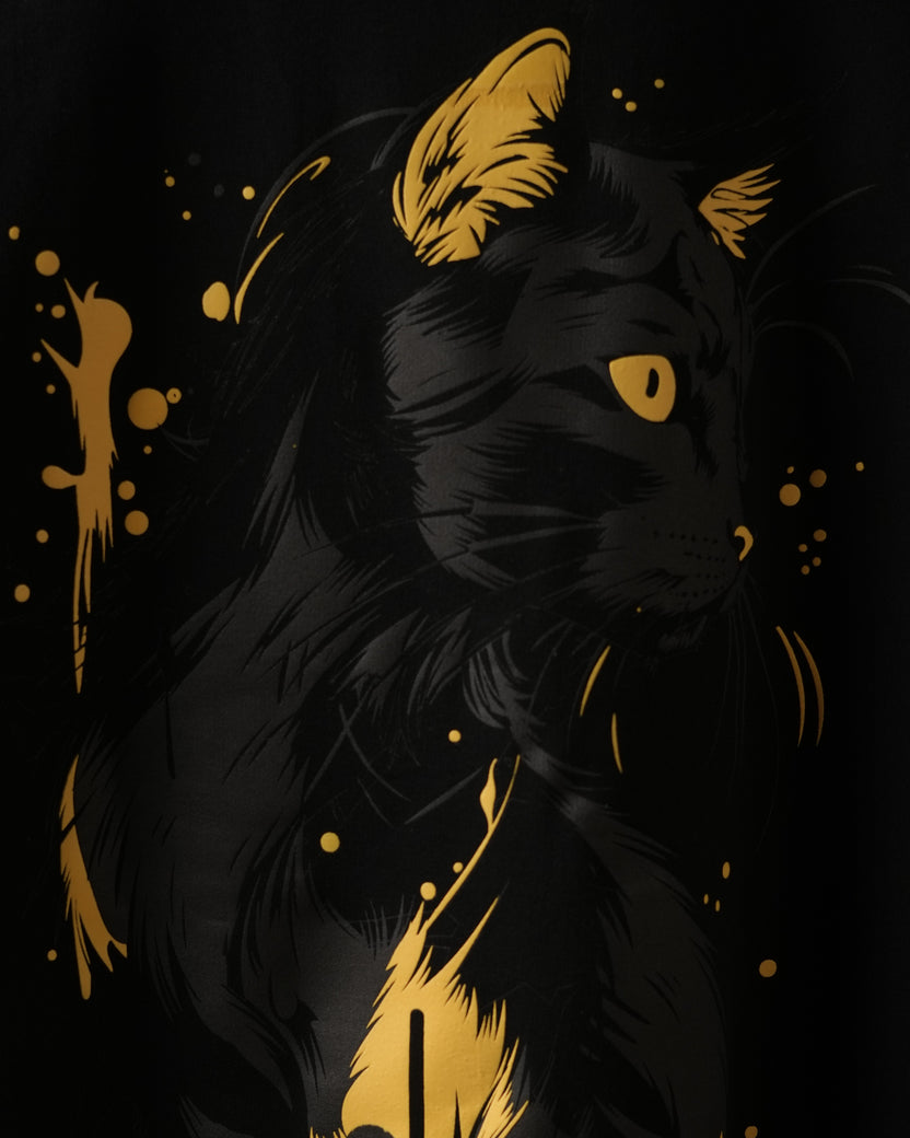 BLACK CAT T-SHIRT