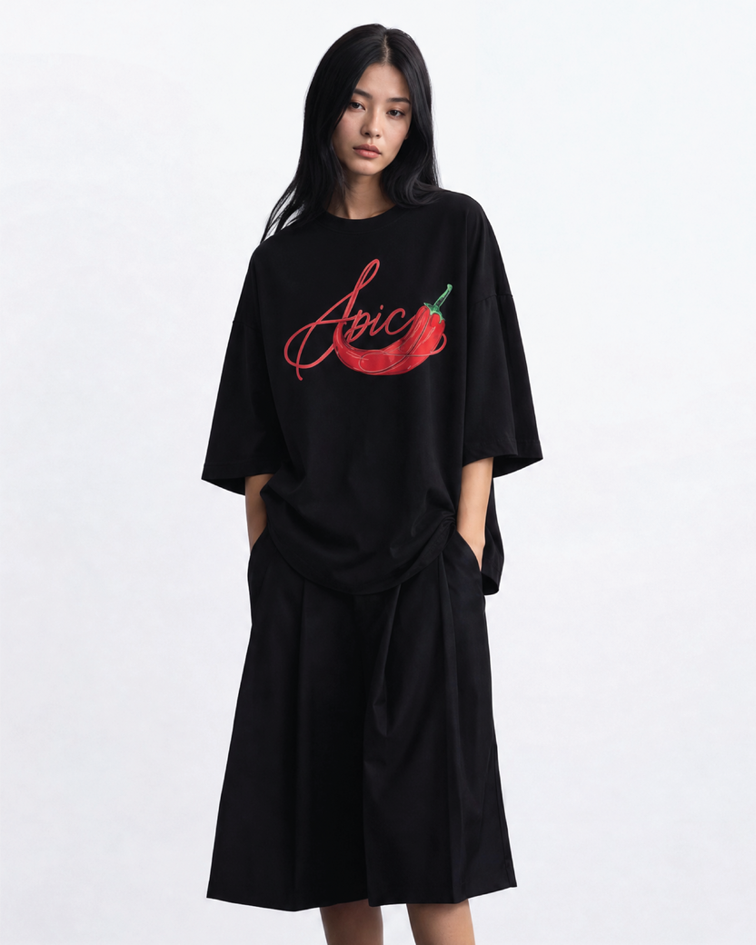 BLACK TIKHI T-SHIRT